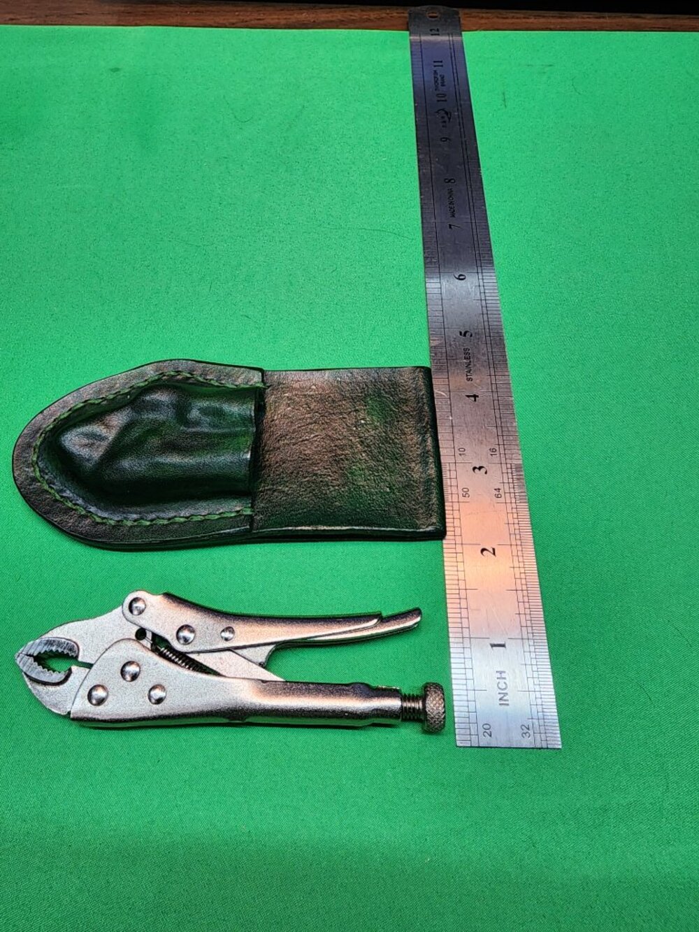 New Homemade Leather Pouch with Mastercraft Mini Vice Grips - Picture 5 of 13